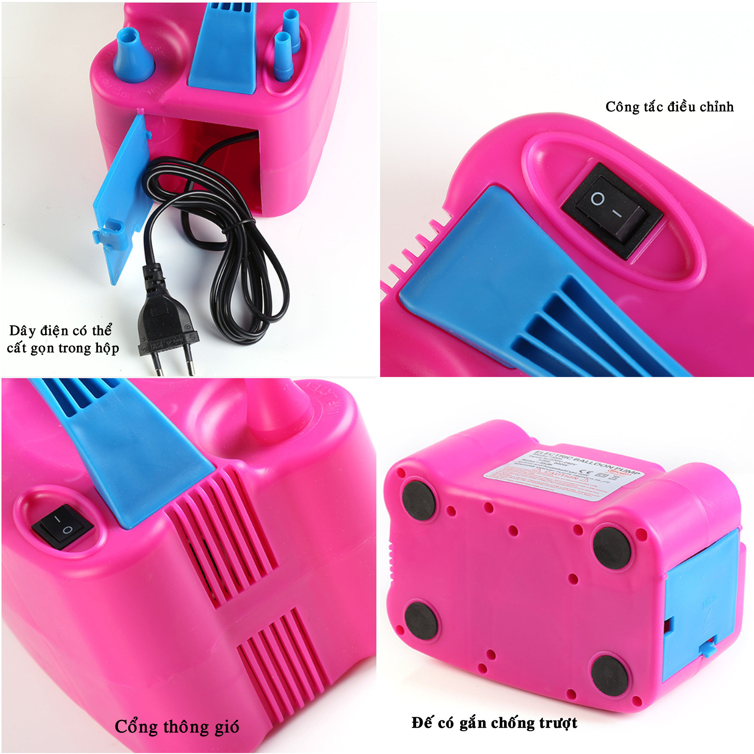 Đồ bơm điện bong bóng 2 vòi 600W [ELECTRIC BALLON PUMP 73005]
