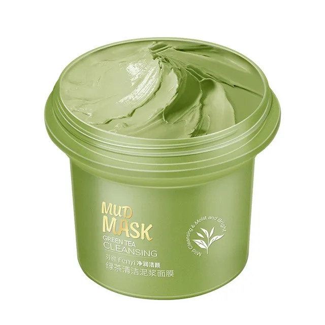 [GIẢM 5% ĐƠN 129K]Mặt Nạ Bùn Trà Xanh Mud Mask Green Tea Fenyi Làm Sạch Mụn Đầu Đen Kiềm Dầu Làm Sáng Da 100G
