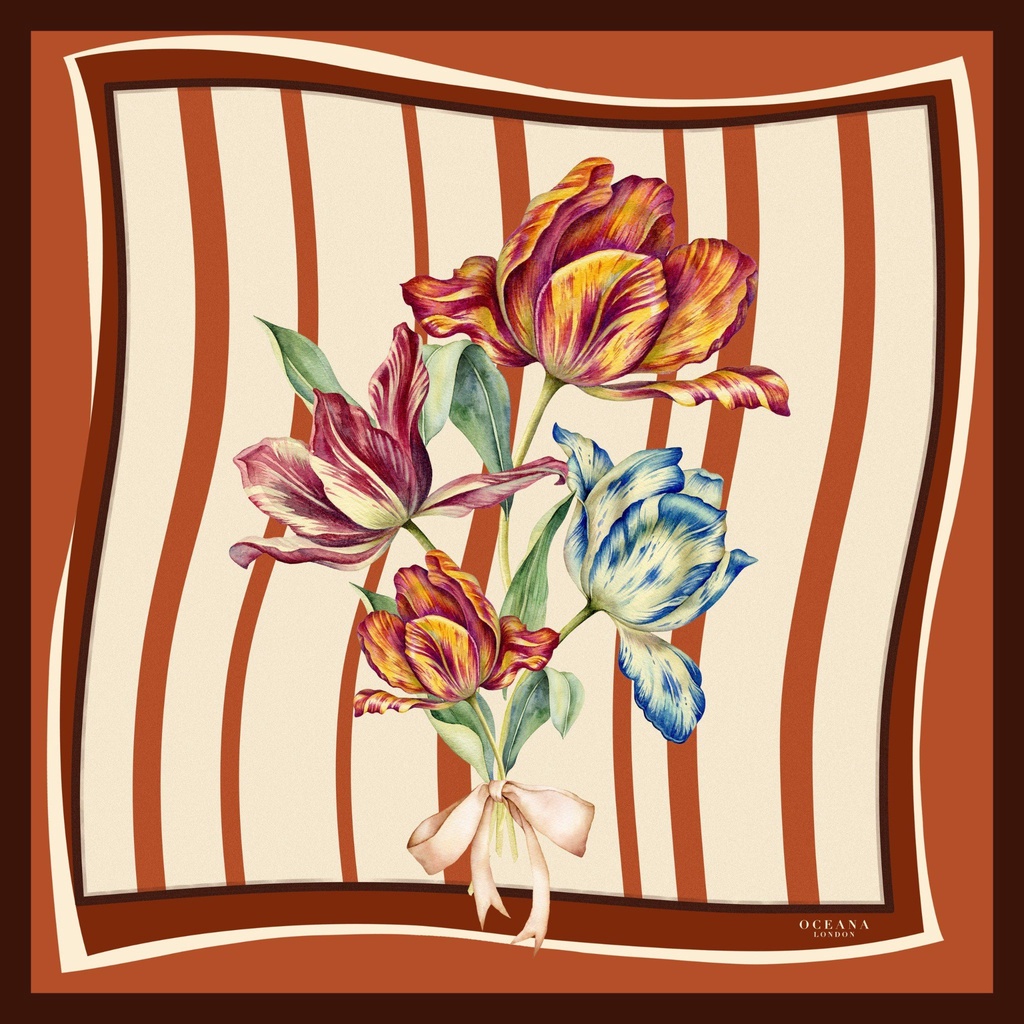 Oceana London - Khăn lụa vuông Malina Scarf