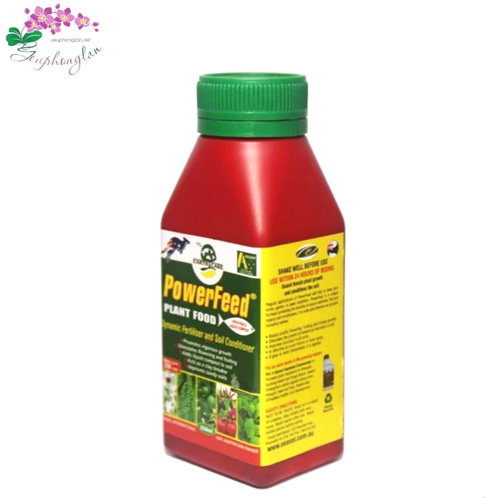 Phân đạm cá cao cấp Power feed 14-14-9 nhập khẩu Australia 250ml