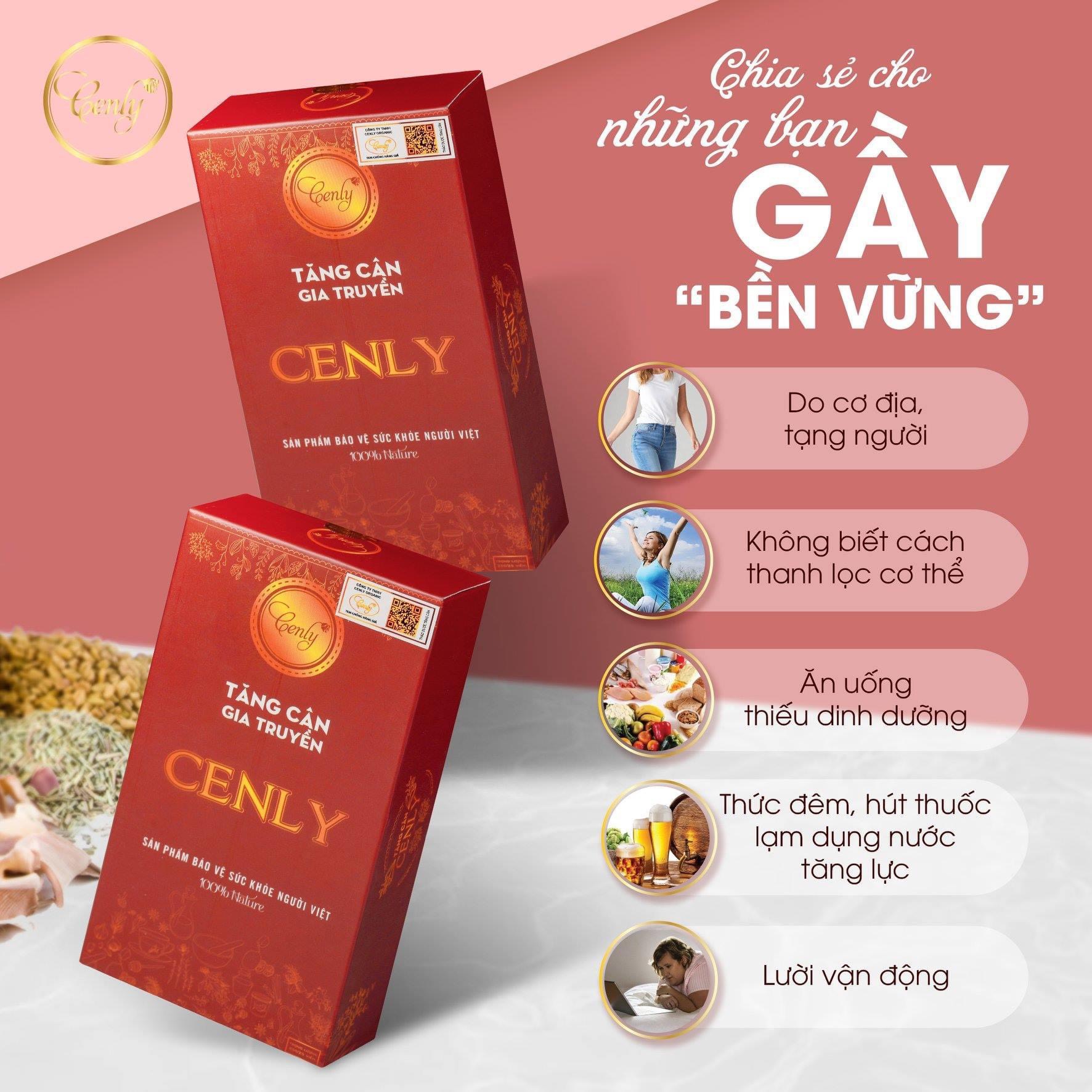 [Hàng chính hãng] Thảo Mộc Tăng Cân 30 Ngày C E N L Y