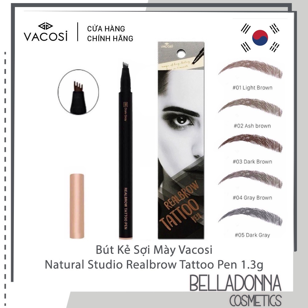 Vacosi Natural Studio Real Brow Tattoo Pen 1.3g