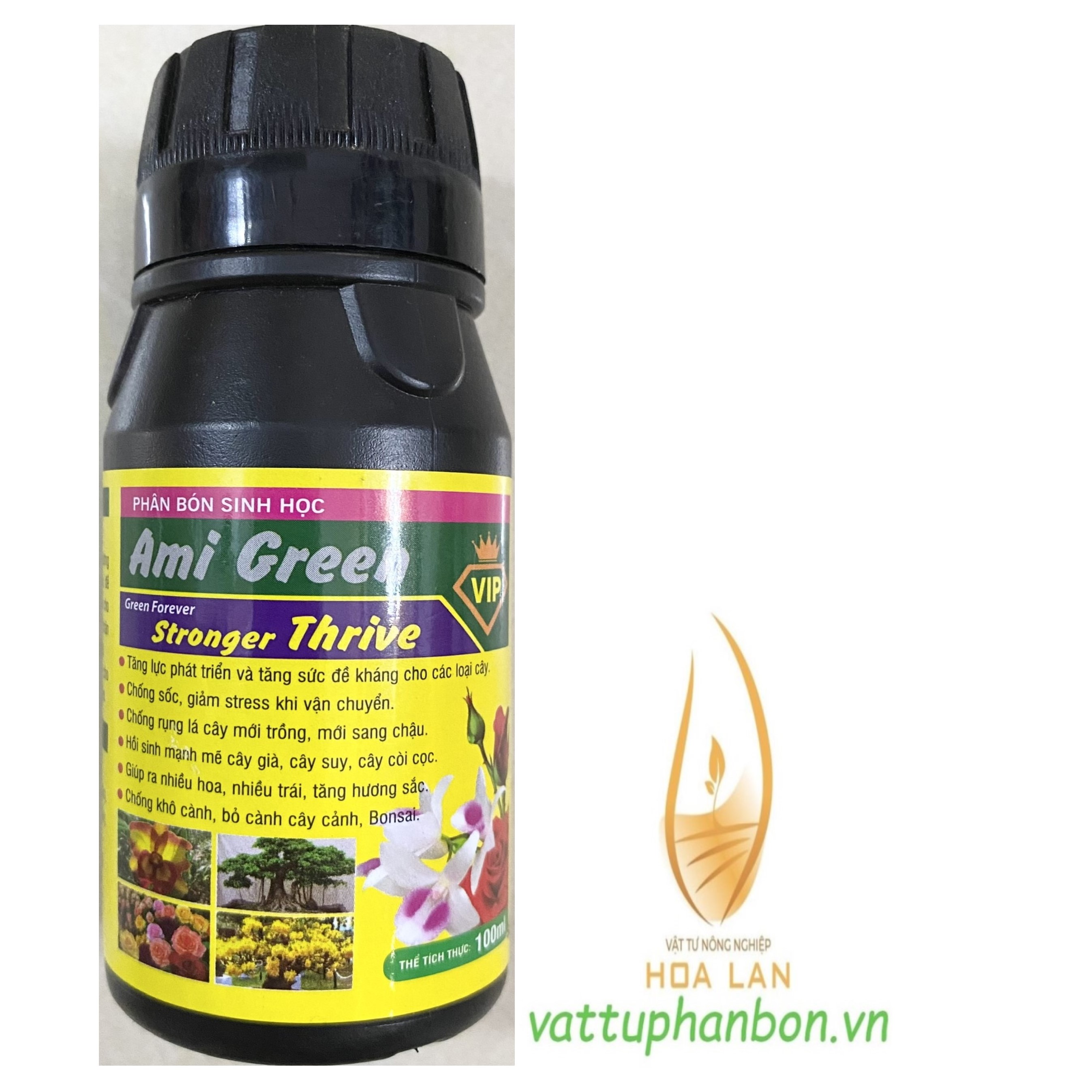Phân bón ami green stronger thrive - phân bón sinh học - #051a# 100ml