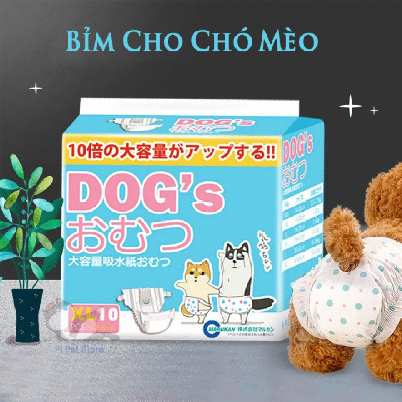 Bỉm Vệ Sinh Cho Chó - Tã Lót Cho Chó Mèo Nhật Bản - Bỉm cho Chó Cái - Pi Pet Store