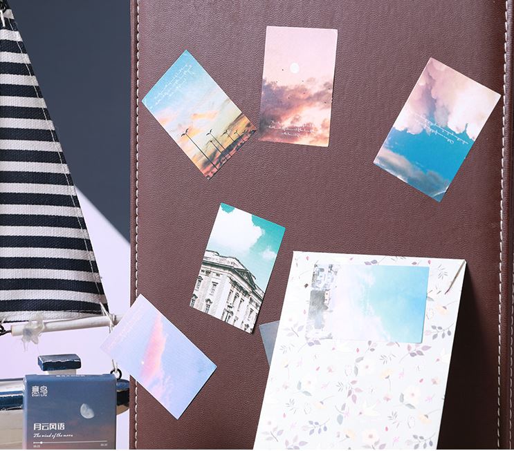 Bộ 30 Sticker Mây Trời Chill E127