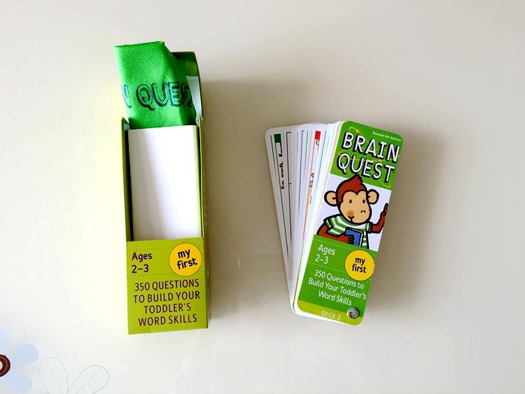 Thẻ Brain quest 2-3 tuổi (Gồm có 2 deck)