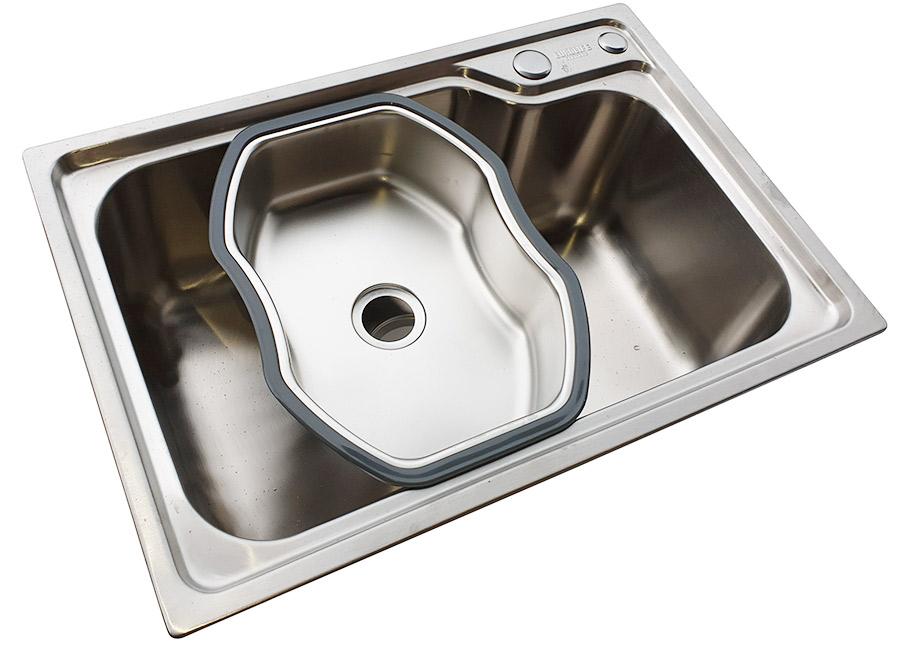 Rổ gác chậu Inox Eurolife EL-R7 (Trắng bạc)