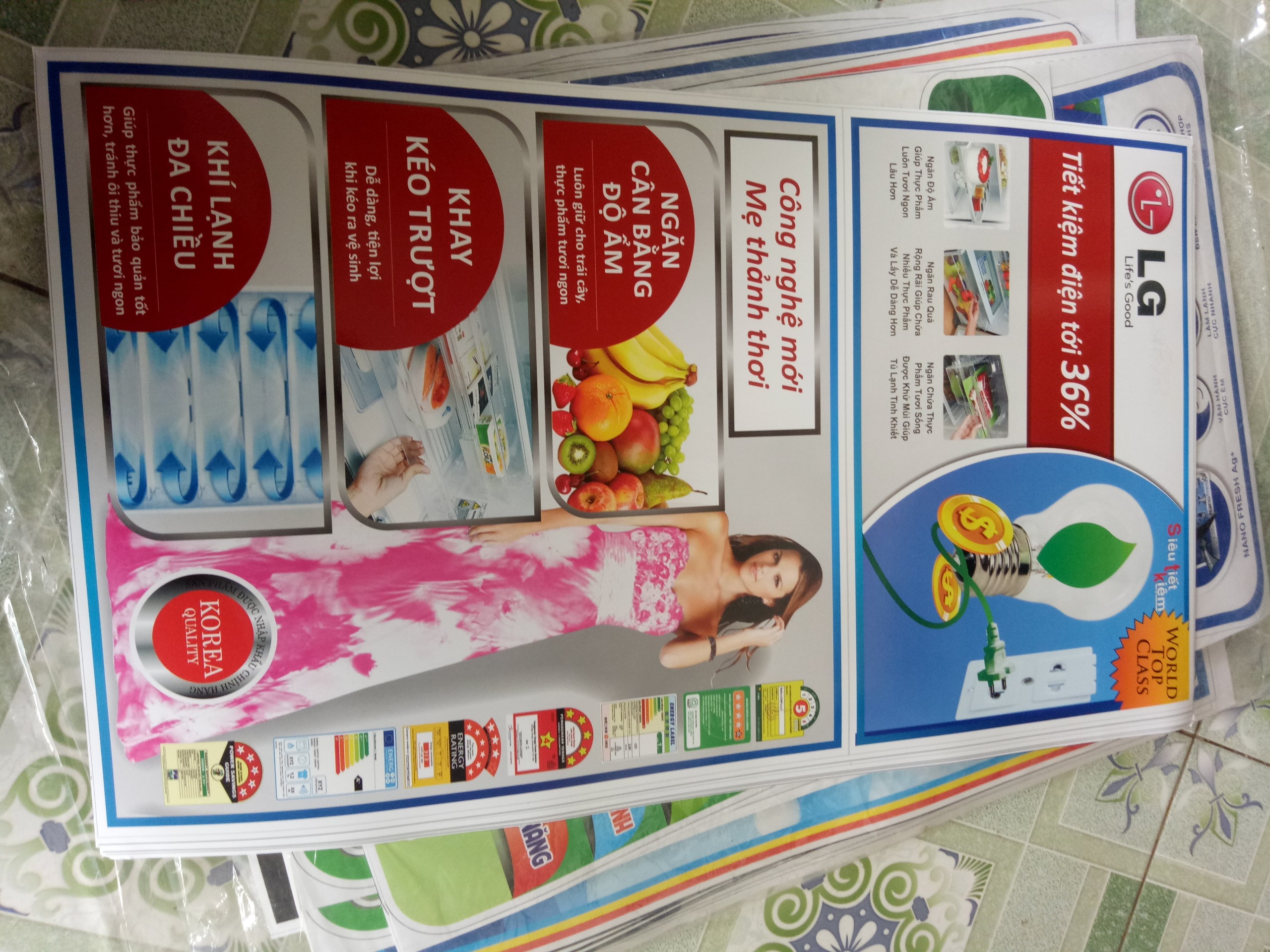 TEM TỦ LẠNH LG