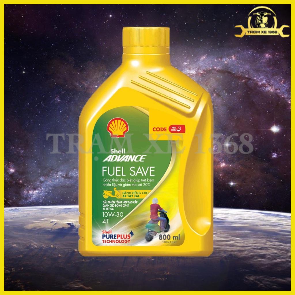 (Xe Ga 800ml) Dầu Nhớt Shell Fuel Save 10w30 SN Full Tổng Hợp Tiết Kiệm ...