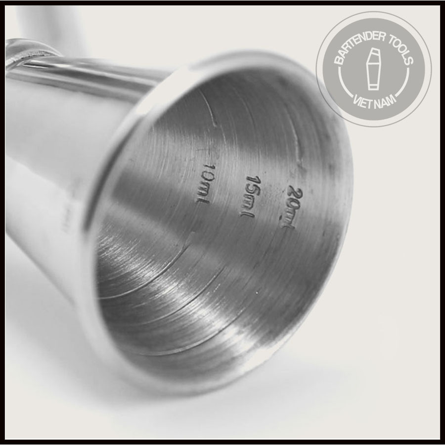 Jigger viền cao cấp 30/60ml nhiều màu  Dụng cụ bartender