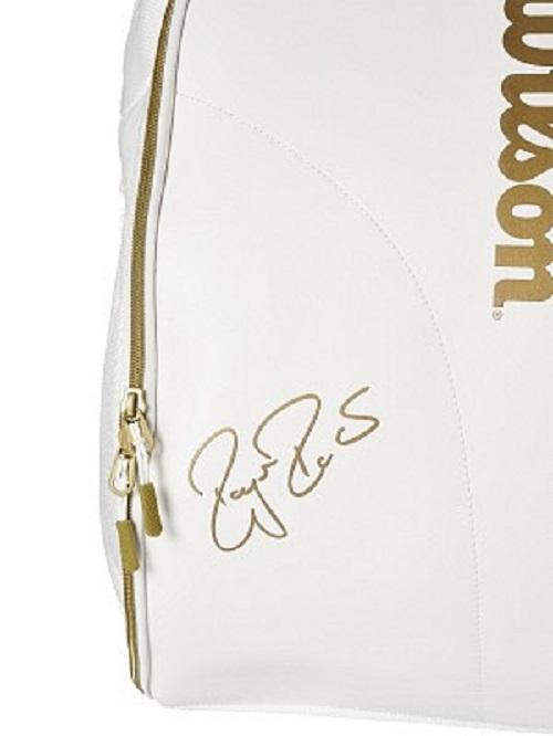 Balo tennis Wilson Federer DNA Gold-White cao cấp