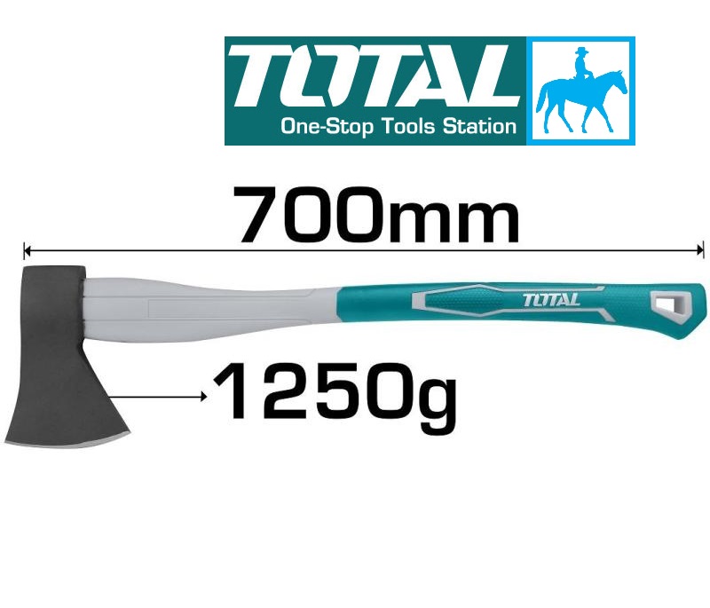 BÚA RÌU DÃ NGOÃI ĐI RỪNG ĐỐN CỦI 1.25 Kg dài 70 cm TOTAL THT7812506 HAX02012508