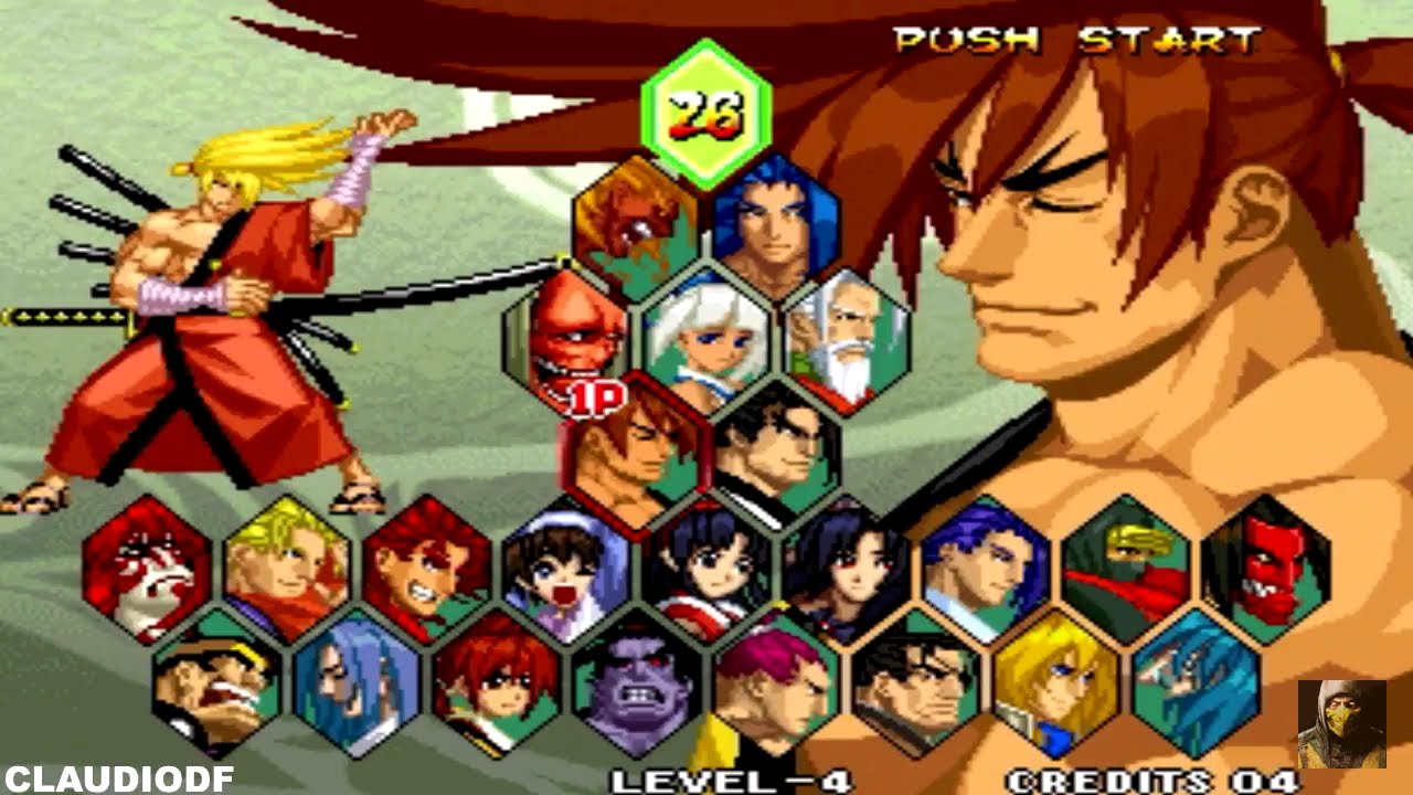 Đĩa game PS2, Samurai Spirits: Rokuban Shoubu (NeoGeo Online Collection Vol. 12) . cho PS2