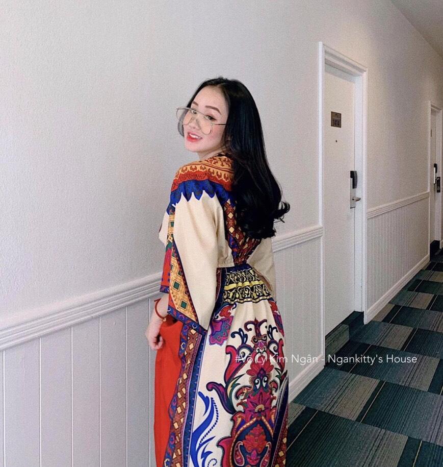 (HÌNH THẬT) ĐẦM MAXI THỔ CẨM HÀNG THIẾT KẾ MỚI NHẤT 2019