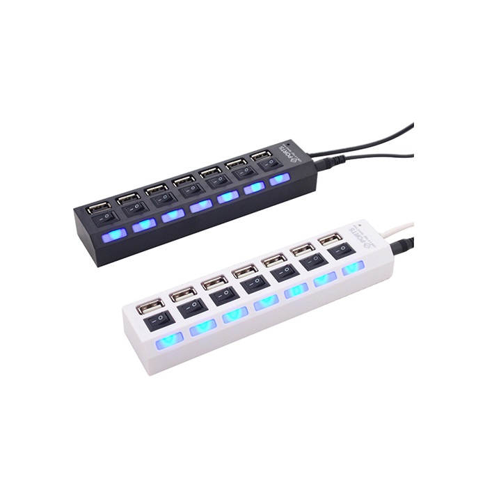 Bộ chia 7 cổng USB - HUB USB 7