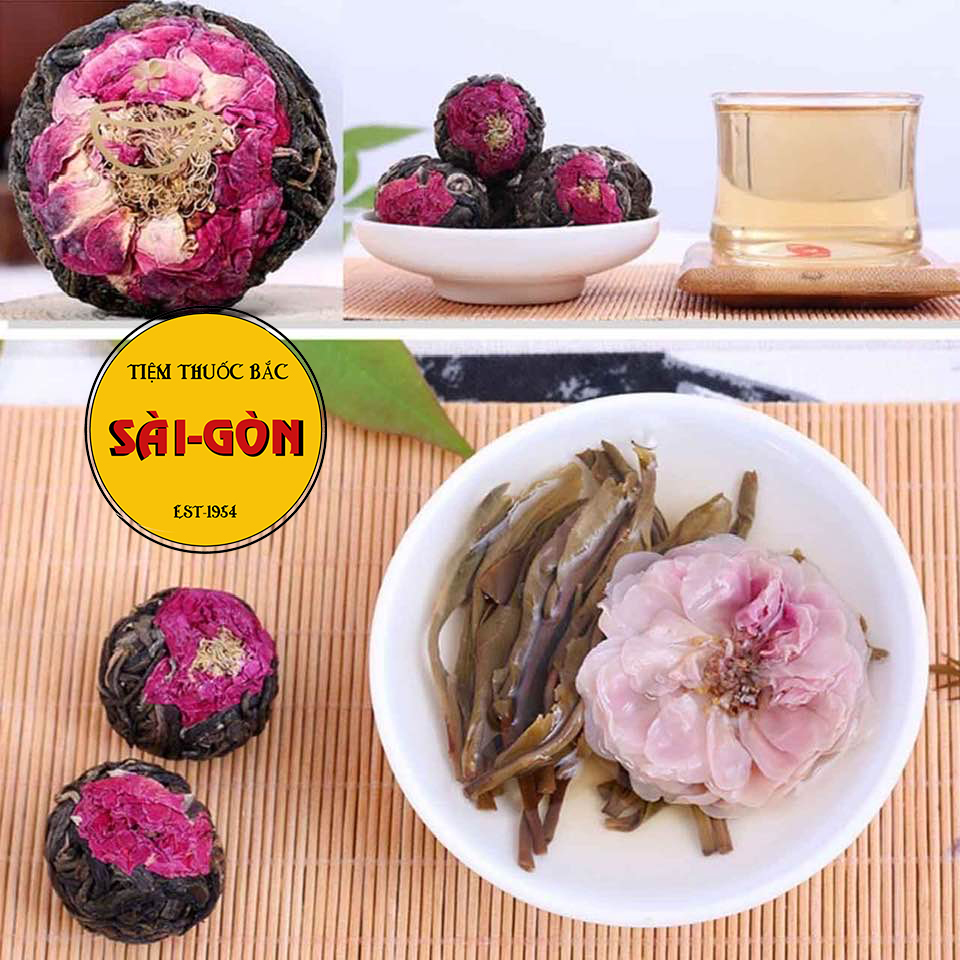 [HCM]5 viên Trà Phổ Nhĩ Nở Hoa