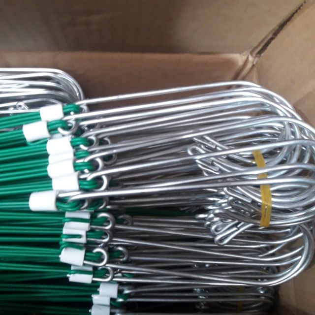 Combo 10 móc kẽm bọc nhựa chống rỉ loại đẹp dùng để treo lan dài 80cm, cam kết sản phẩm đúng mô tả, chất lượng đảm bảo