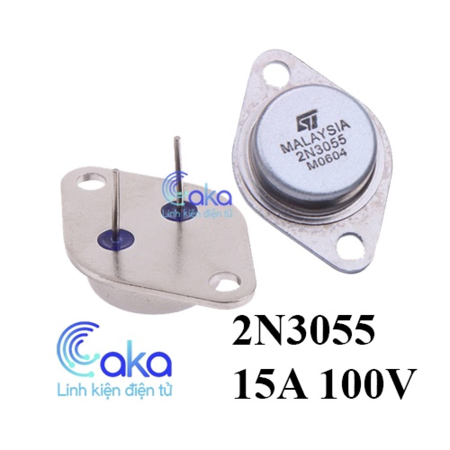 Sò sắt 2N3055 Transistor NPN 15A 100V 115W TO-3 ST