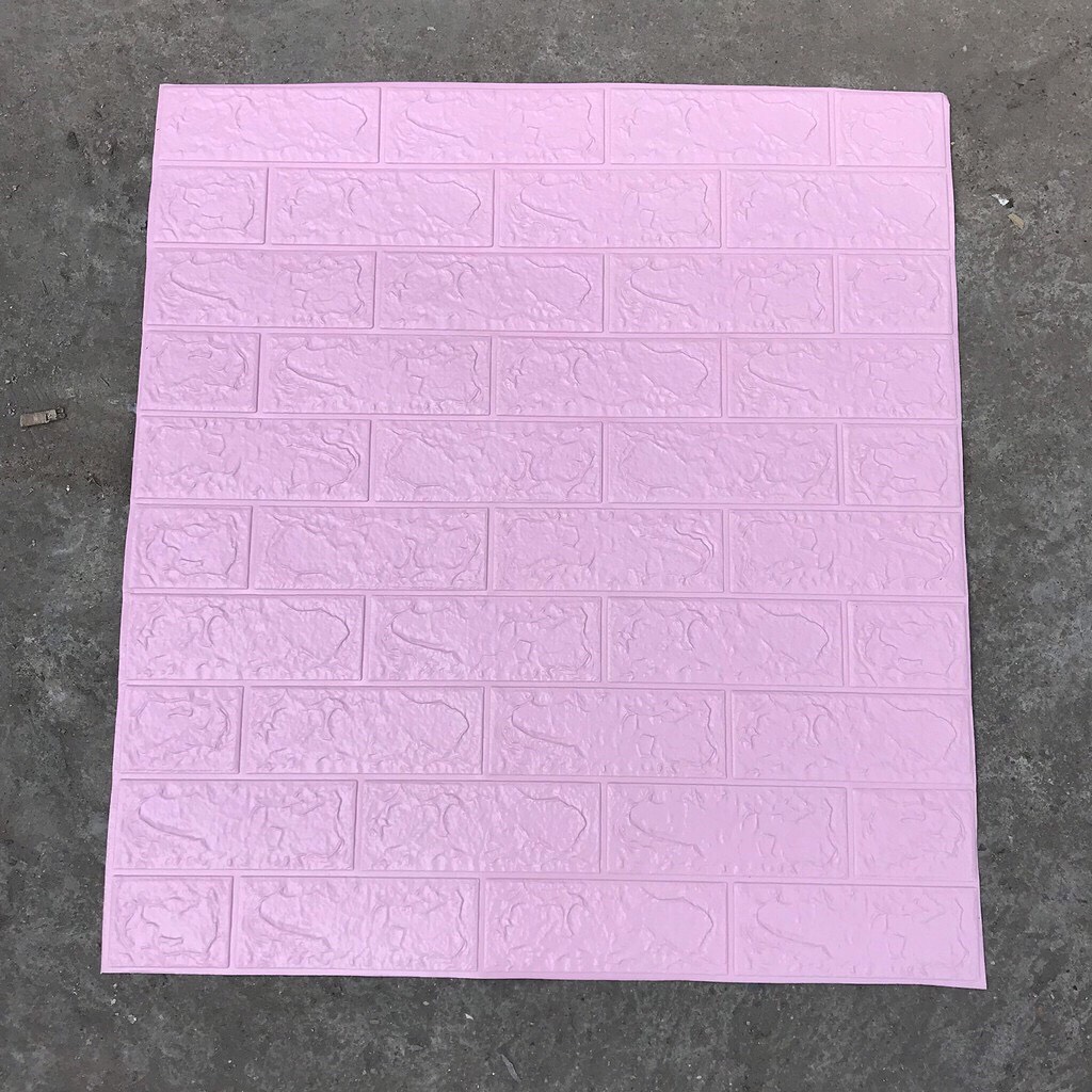 Xốp dán tường giả gạch 3D - Khổ Lớn 70x77cm