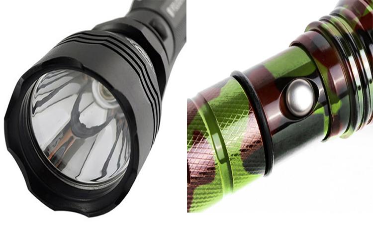 Đèn pin sạc điện siêu sáng Police C6 (Dằn di)