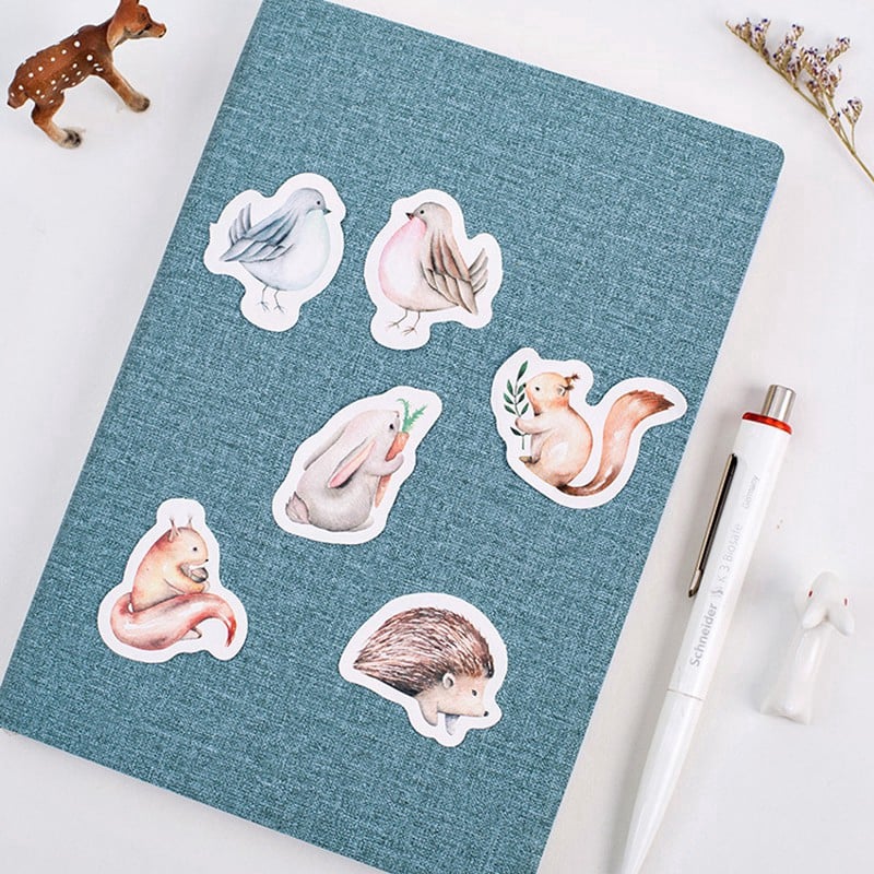 Hộp 45 Sticker Dán Động Vật Rừng ver1
