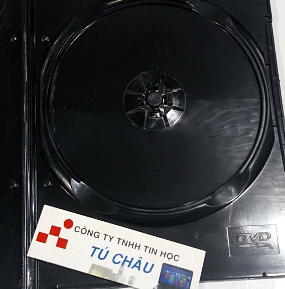Hộp đựng đĩa CD, DVD nhựa đen / Hộp đựng 1 đĩa