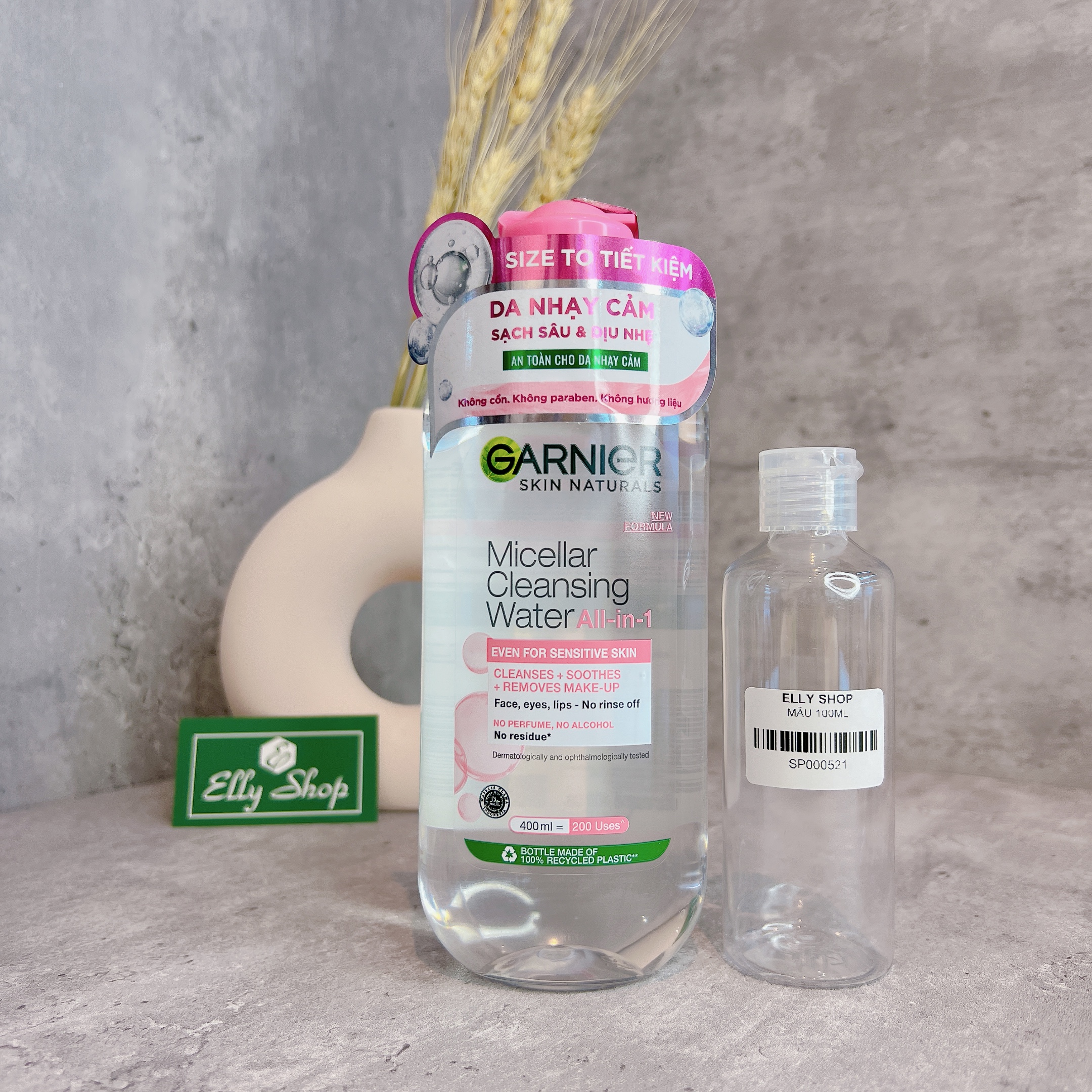 Nước Tẩy Trang Garnier SkinActive Micellair Reinigingswater Peaux Sensibles - 400ml