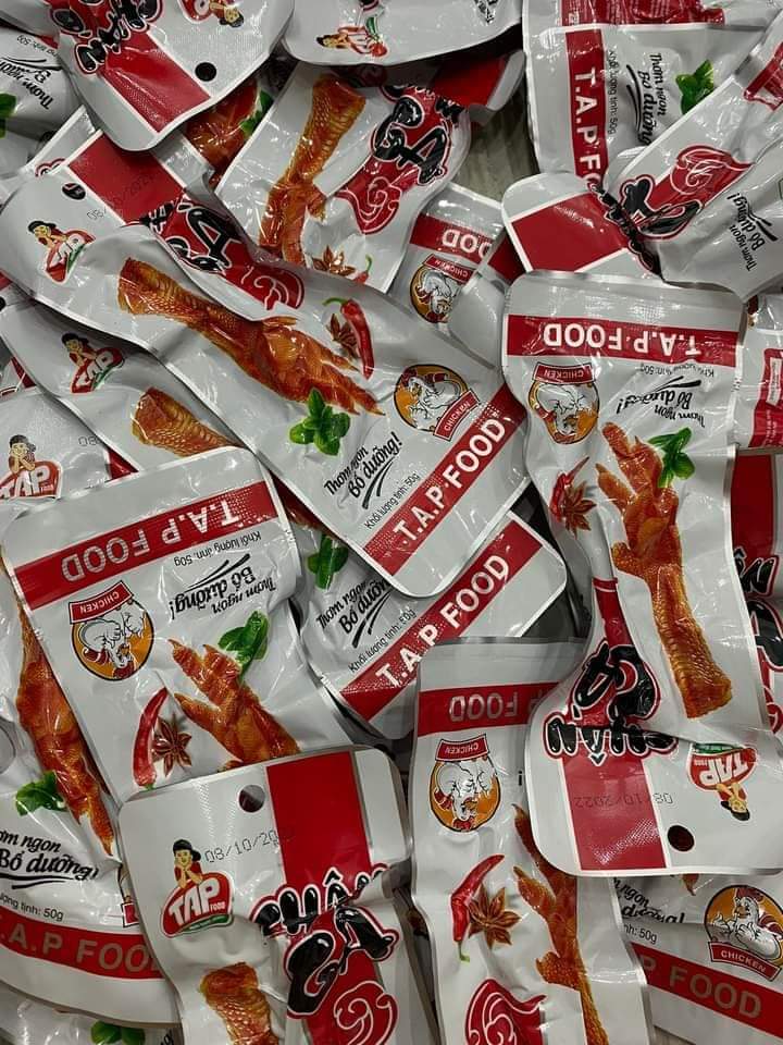 10 CHÂN GÀ TAP FOOD (CHÂN GÀ VIỆT NAM( LOẠI 50 GRAM)