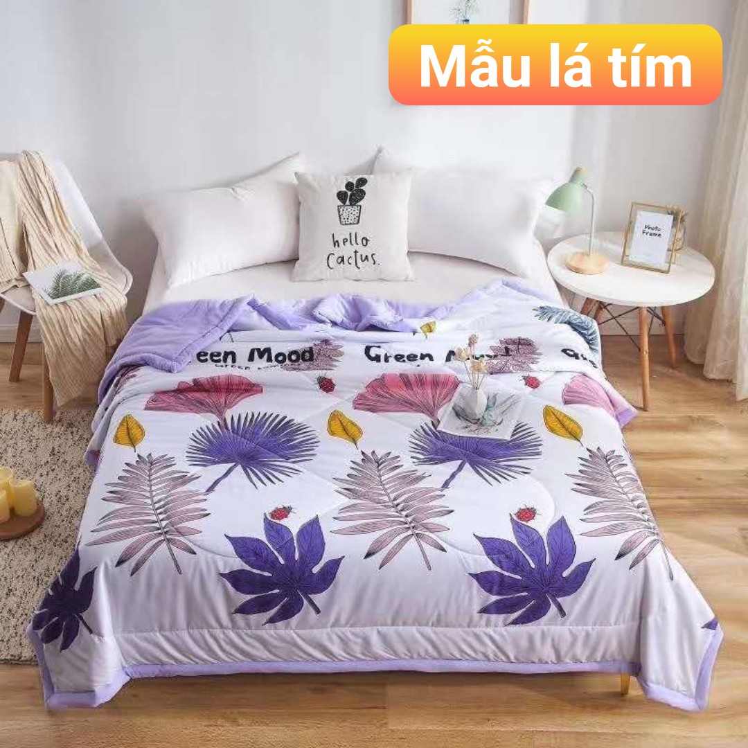 Chăn mền, chăn hè, zaza mềm mịn mát 1m9 x2m2 giao màu ngẫu nhiên
