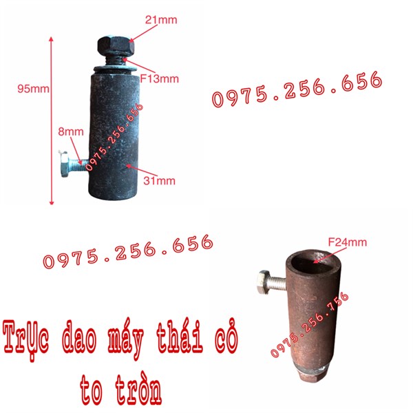 Trục dao máy thái cỏ to Tròn Phụ tùng máy thái cỏ