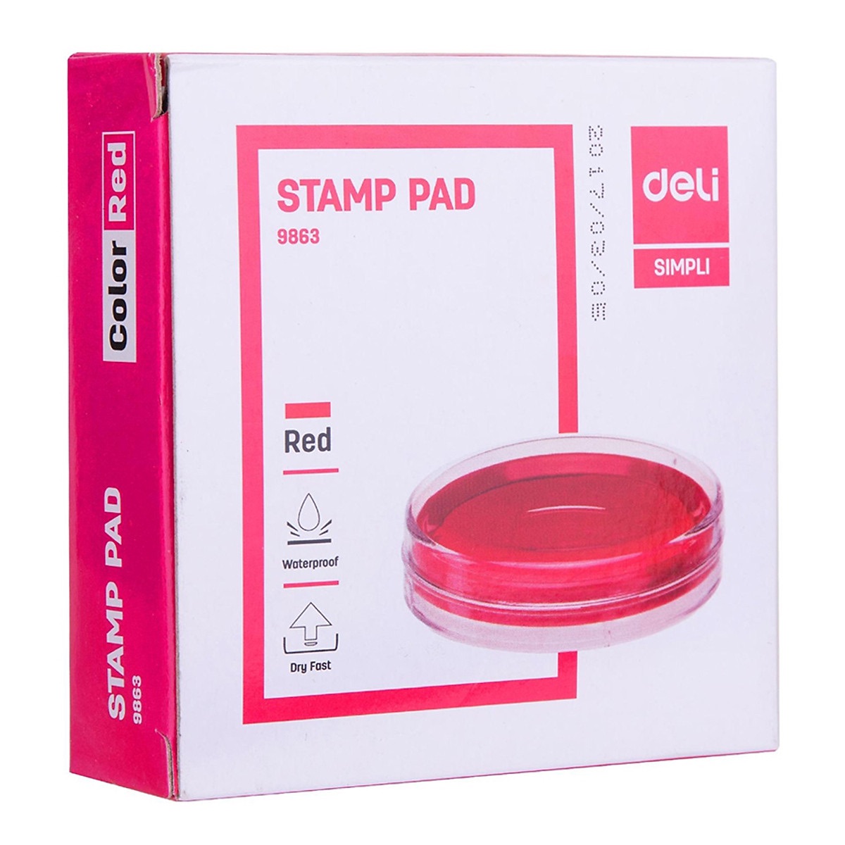 Giới thiệu Hộp dấu tròn Deli 9863