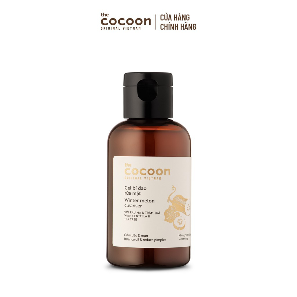 Gel bí đao rửa mặt Cocoon (Winter melon cleanser) 140ml