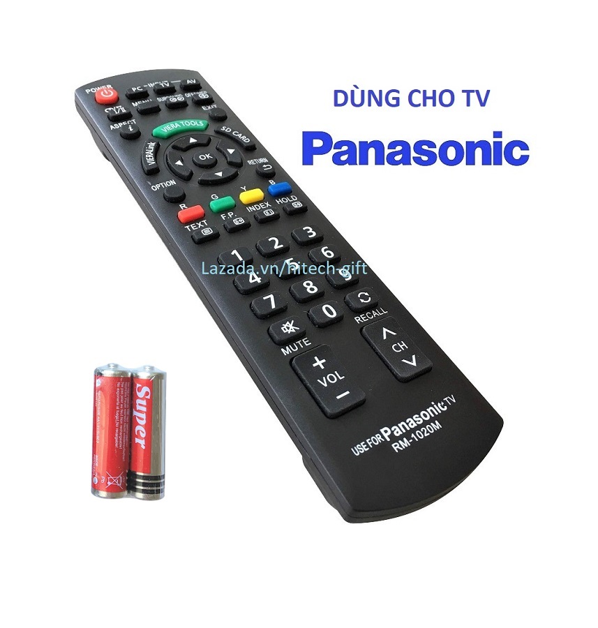 Remote điều khiển tivi panasonic tv lcd, led rm-1020m