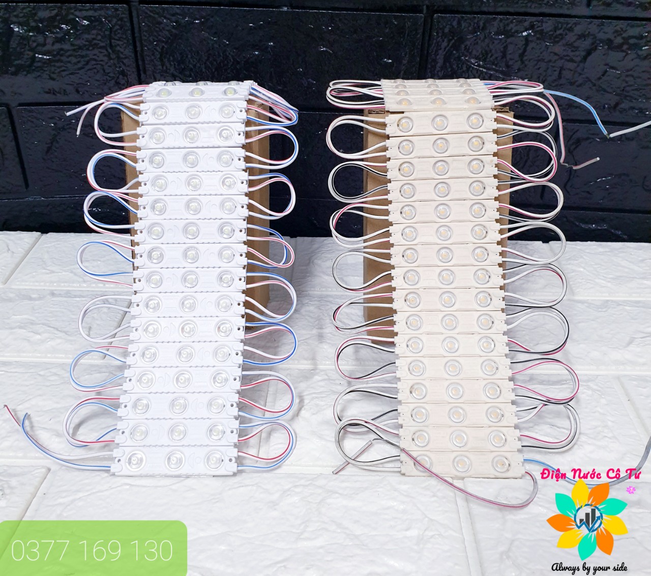 Đèn Led Hắt 3 Bóng Samsung chống nước 1 vỉ/20led