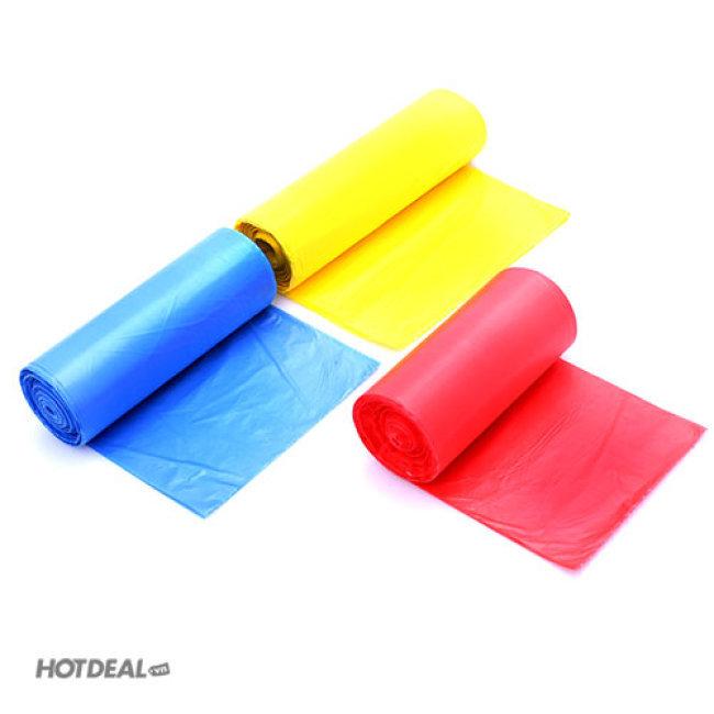 Size đại - combo 3 cuộn túi rác màu