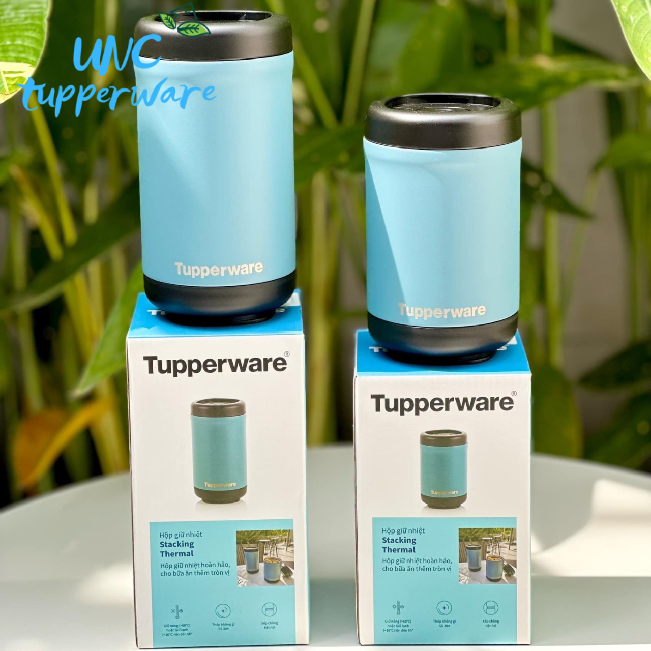Hộp giữ nhiệt Tupperware Stacking Thermal - Màu mới