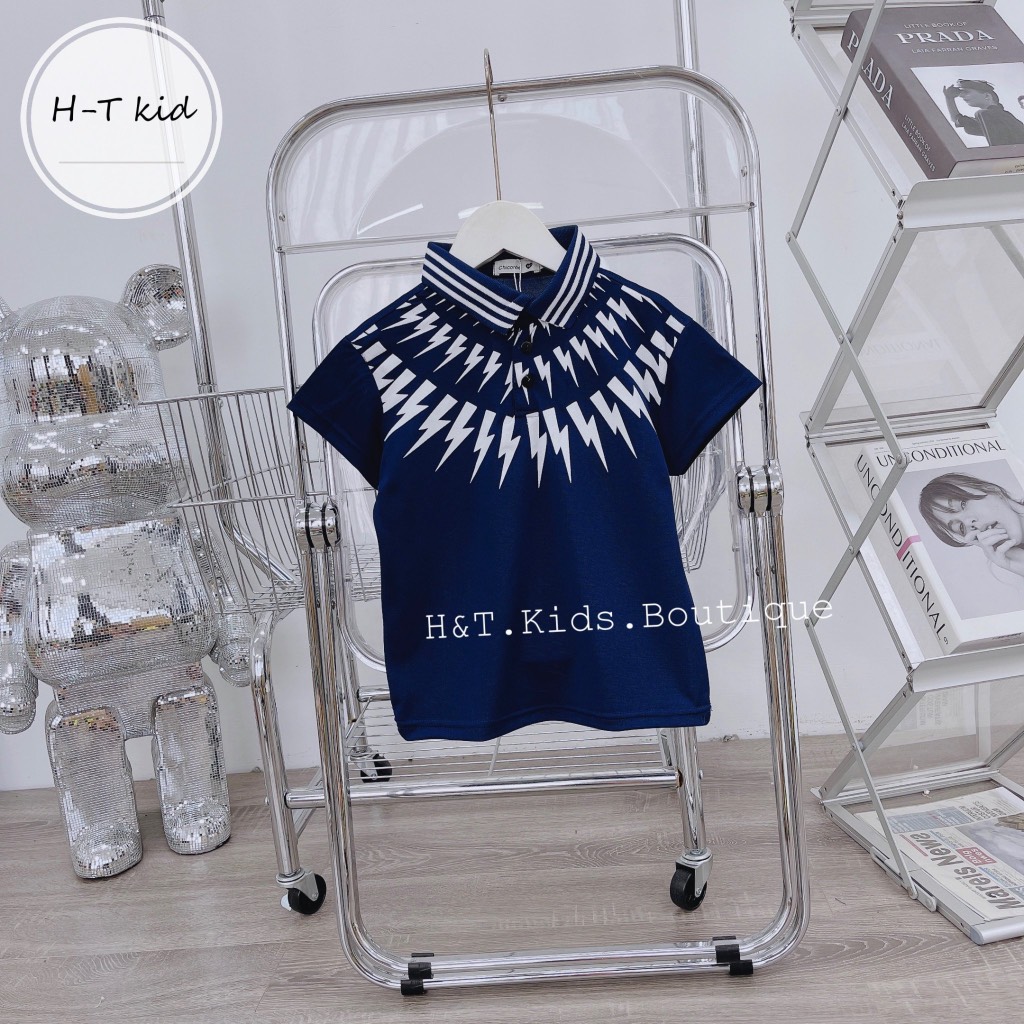 Áo polo tia chớp 23-30kg