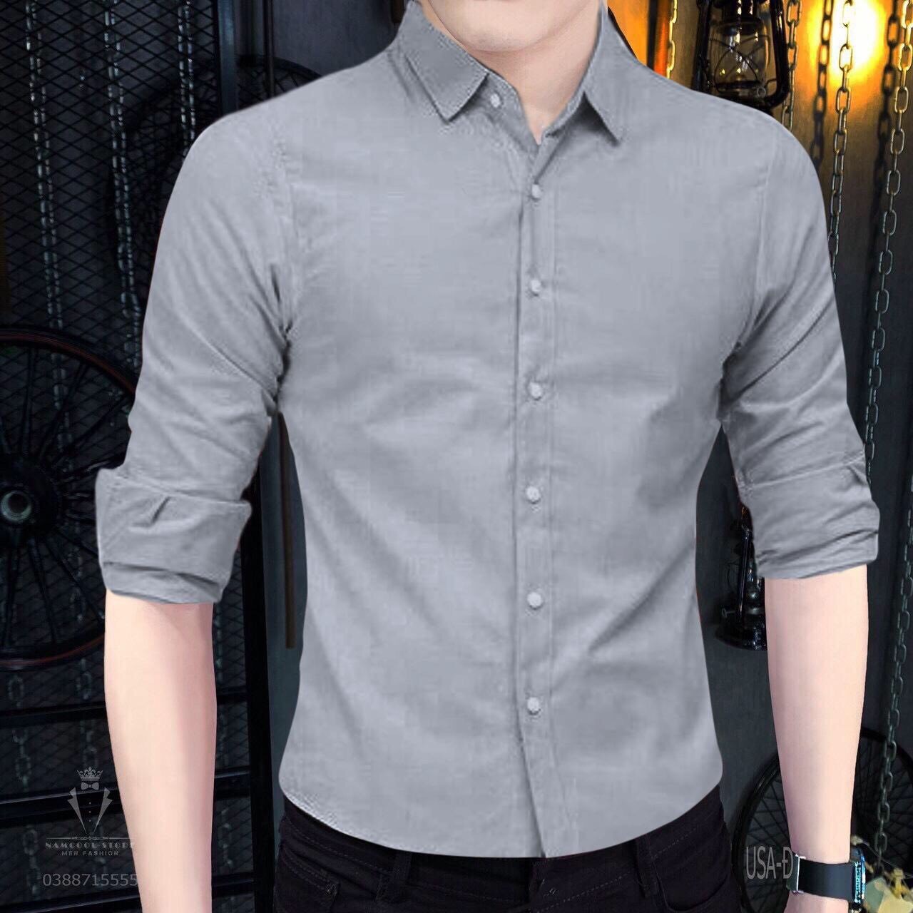 [HCM]ÁO SOMI NAM TRƠN CHẤT LỤA SIÊU HOT MẪU MỚI 2020 THỜI TRANG CAO CẤP LULY FASHION U006