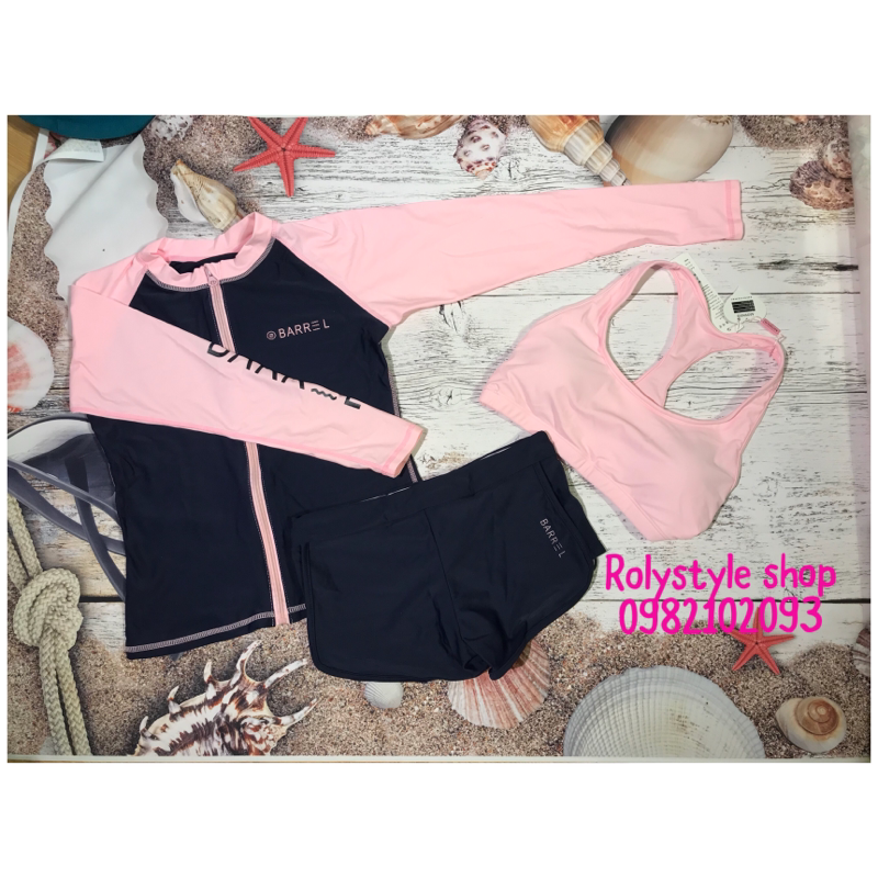 Set Bikini Dài Tay Set Đồ Tập 3 Món - Biki10