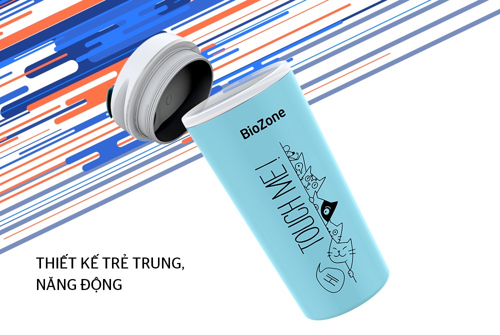 Bình Cách Nhiệt Biozone 500 Ml Kb-Wa500P1Wb