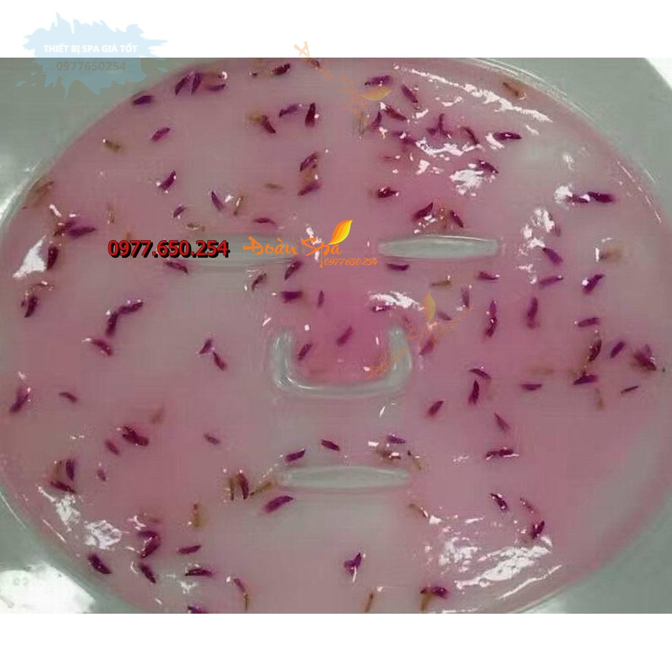 Bột Mặt Nạ Collagen Hoa Hồng Tươi Cao Cấp Cho Spa