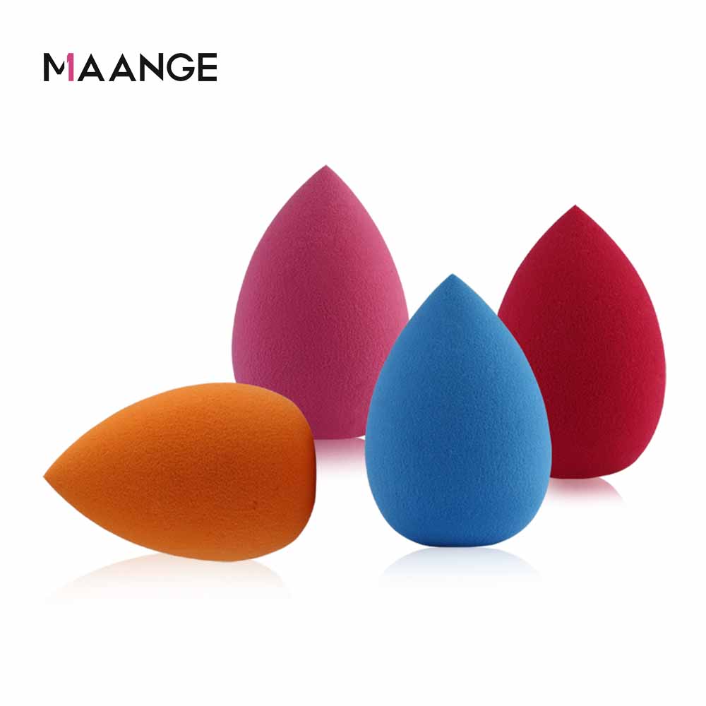 MAANGE Một giọt nước hình dạng Sponge Puff nhiều màu tùy chọn làm đẹp trứng
