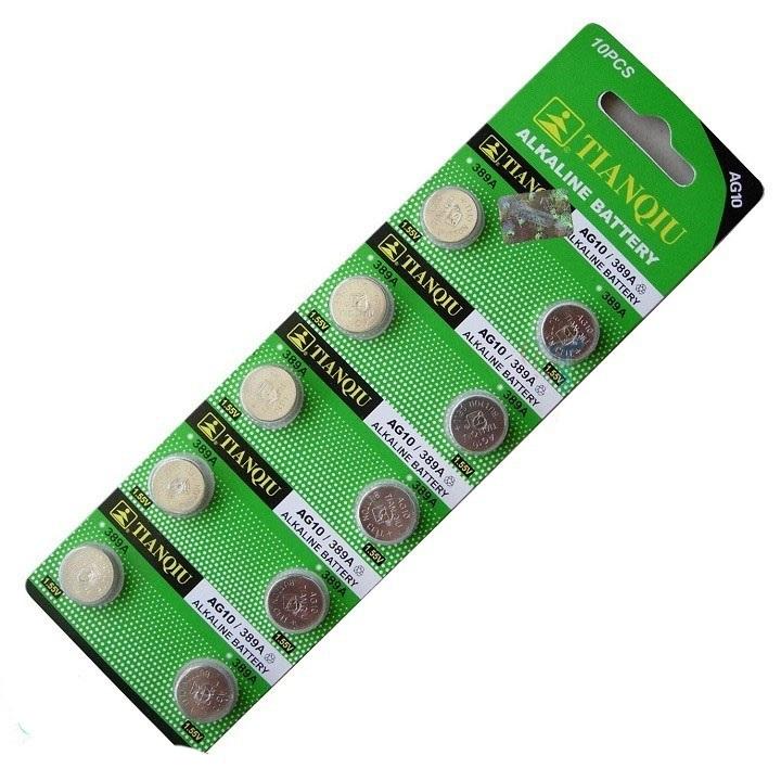 PIN AG10 - PIN NÚT ÁO - VĨ 10 VIÊN - DIY145-2