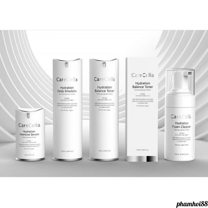 Sữa rửa mặt tạo bọt Carecella Hydration Foam Cleanser 100ml