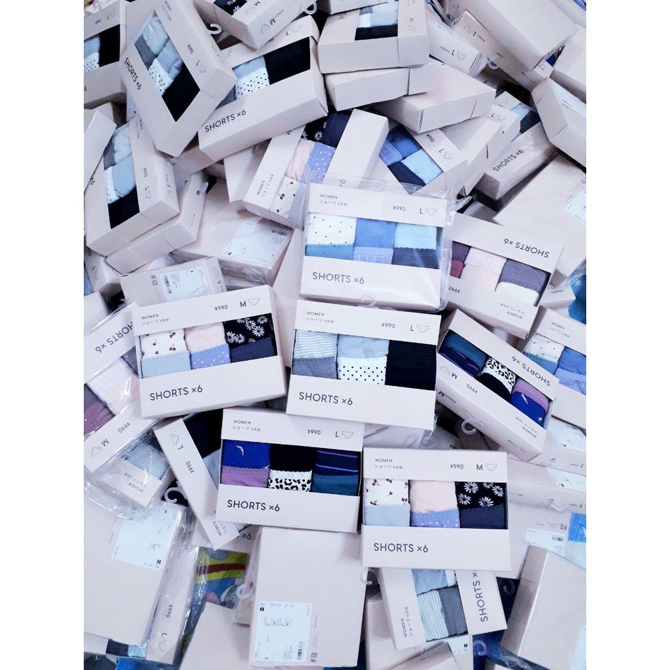 Set 6 chiếc quần chíp Gu Nhật