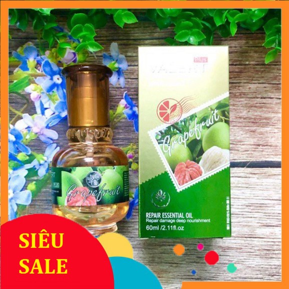 Tinh dầu dưỡng tóc bưởi valert grapefruit 60ml kích thích mọc tóc, giảm rãy rụng , phục hồi tóc hư tổn