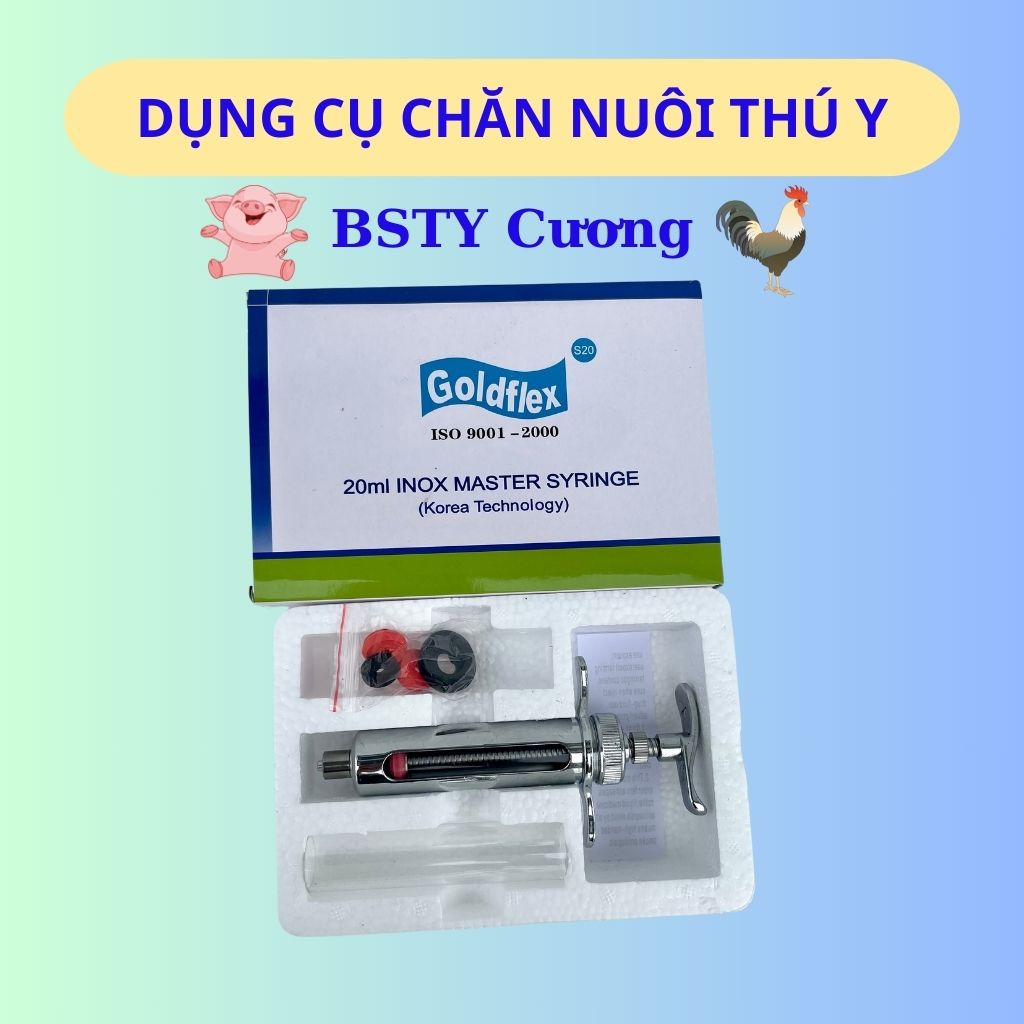Xi lanh Inox Goldflex Hàn Quốc Cao Cấp 20ml