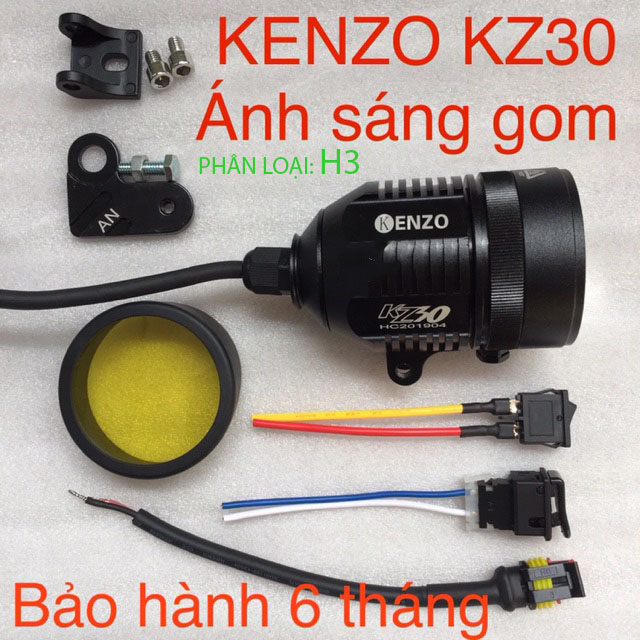 Đèn Trợ Sáng Bi Cầu KZ30 30W Chiếu Gom [ Kèm 5 Phụ Kiện ]