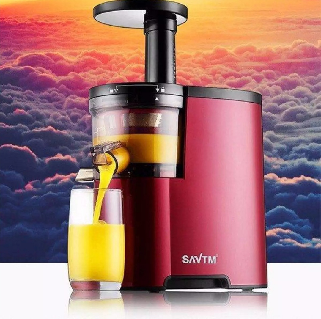 Máy ép trái cây tốc đó chậm cao cấp SATVM  JE-07 (Màu đỏ)