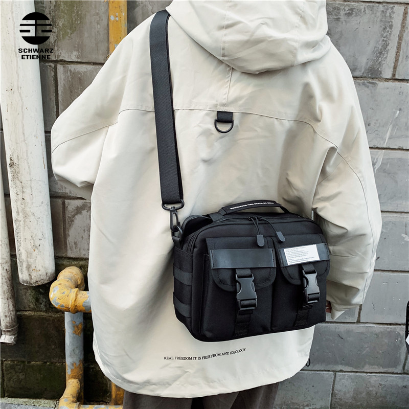 Schwarz etienne⚡free shipping⚡ túi đeo chéo túi đeo vai học sinh nam thương hiệu ba lô đeo chéo chiến thuật đa năng ngoài trời túi đạp xe thể thao du lịch